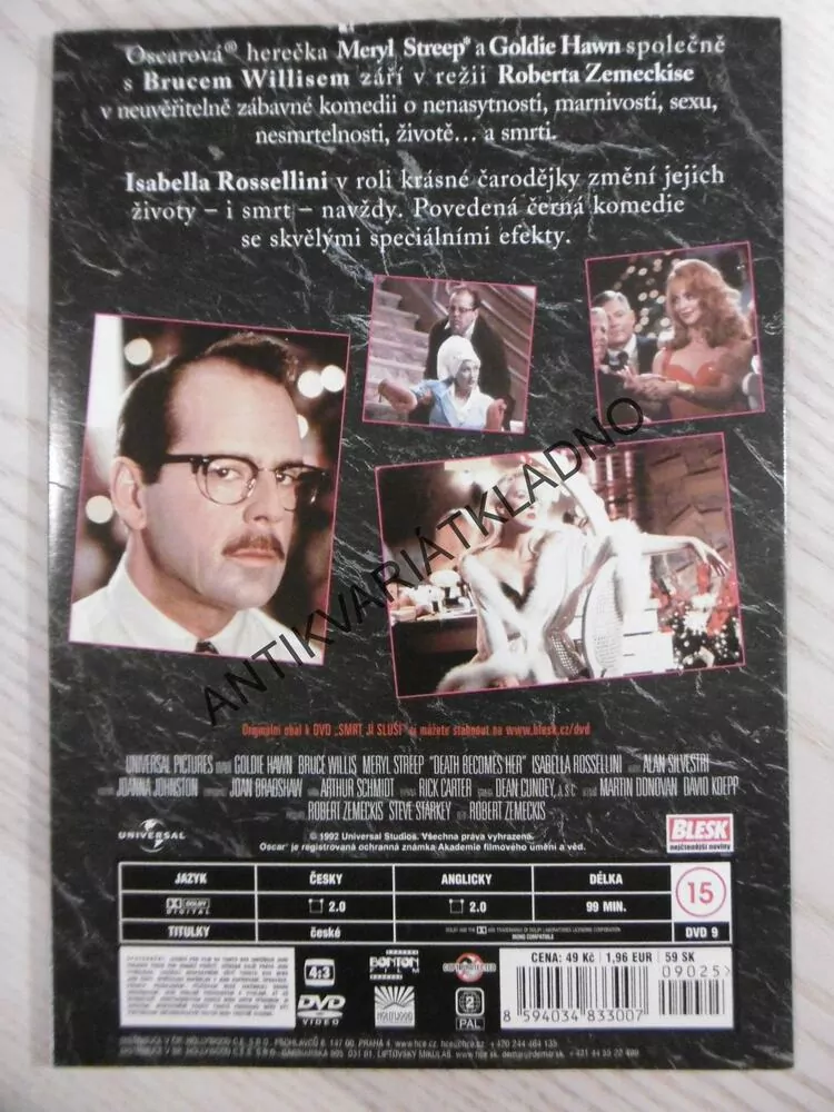 SMRT JÍ SLUŠÍ, DVD FILM 
