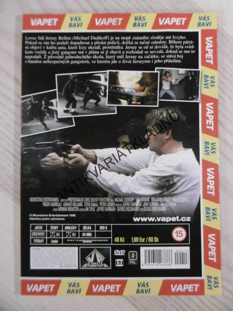 PROFESIONÁLNÍ LOVEC, DUDIKOFF, DVD FILM