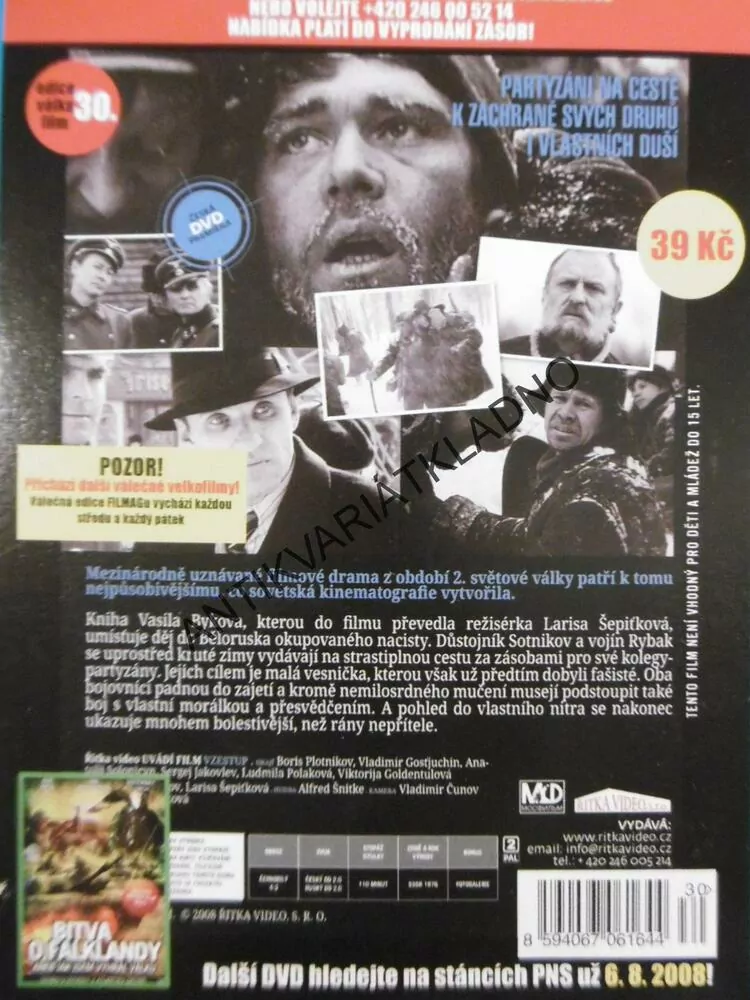VZESTUP, DVD FILM 