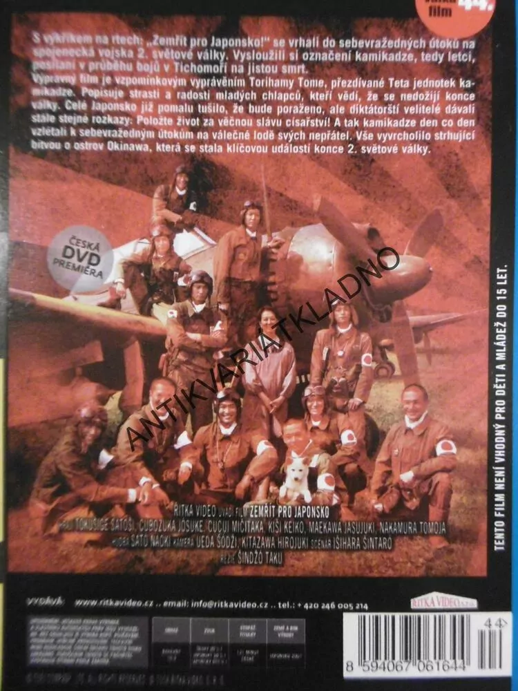 ZEMŘÍT PRO JAPONSKO, DVD FILM 