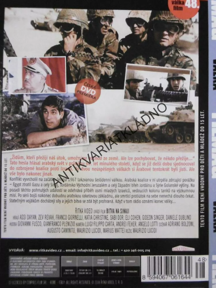 BITVA NA SINAJI, DVD FILM