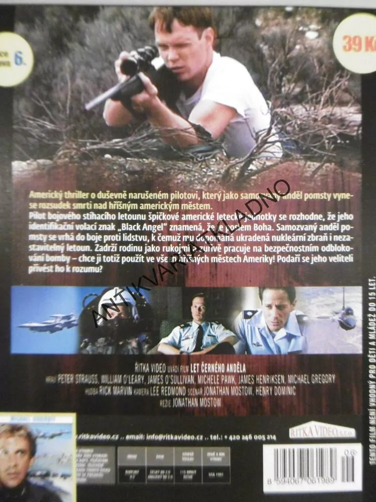 LET ČERNÉHO ANDĚLA, DVD FILM
