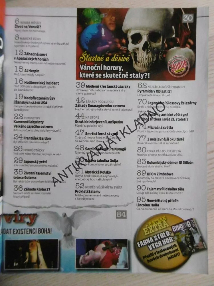 ENIGMA, 12/2020, UZDRAVUJE BŮH NEBO VÍRA?