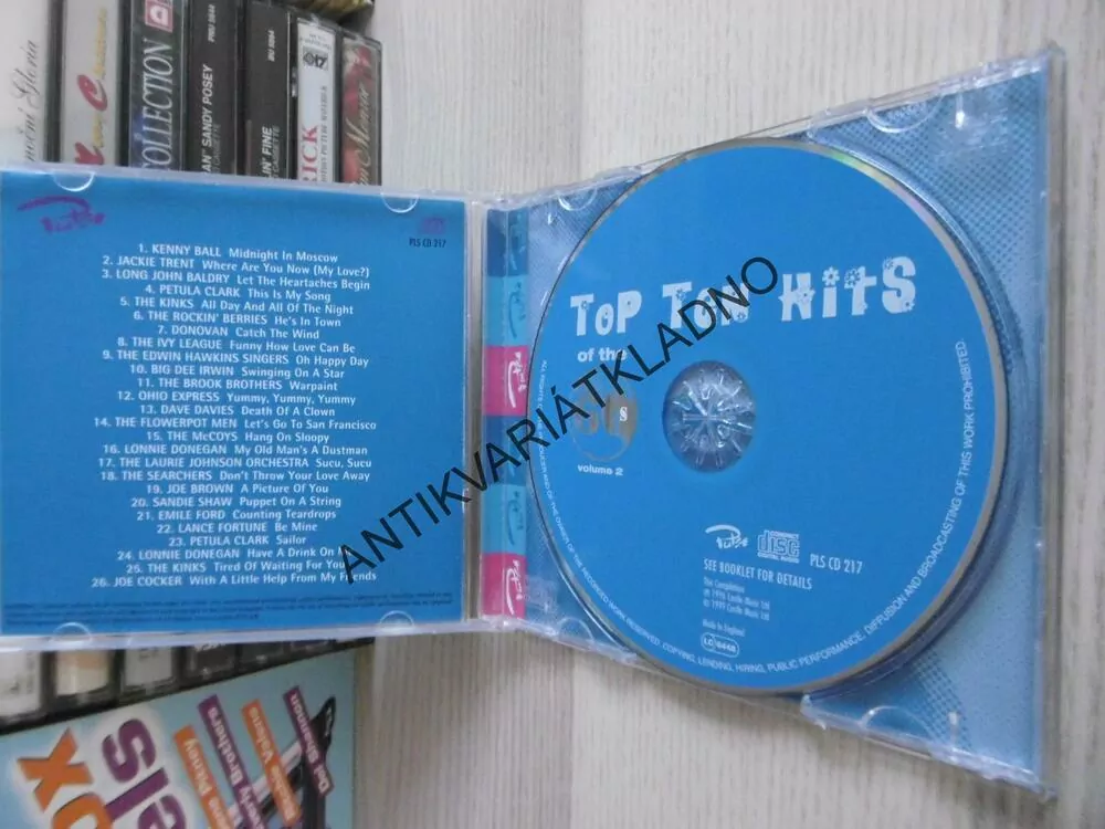 TOP TEN HITS OF THE 60s, CD HUDBA