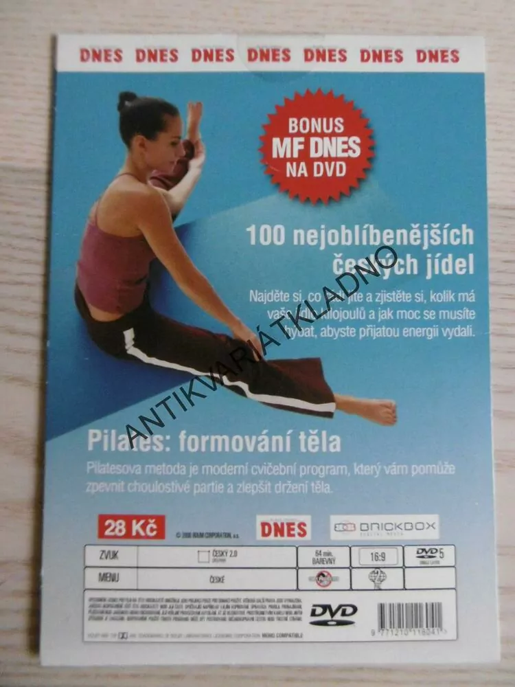 HUBNĚTE S MF DNES, PILATES: FORMOVÁNÍ TĚLA, DVD