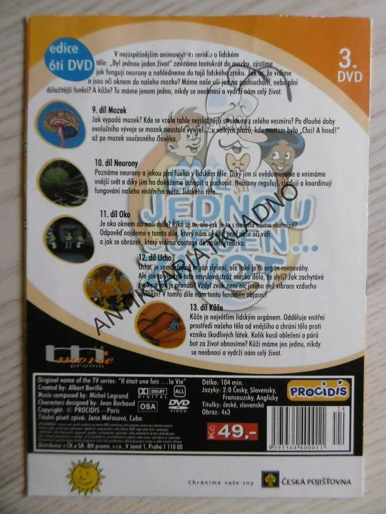 BYL JEDNOU JEDEN ŽIVOT 3, DVD FILM