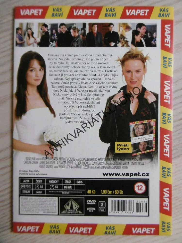 MOJE PRVNÍ SVATBA, DVD FILM