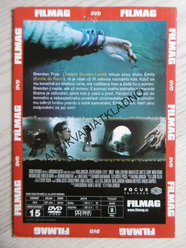 ZMIZENÍ, DVD FILM