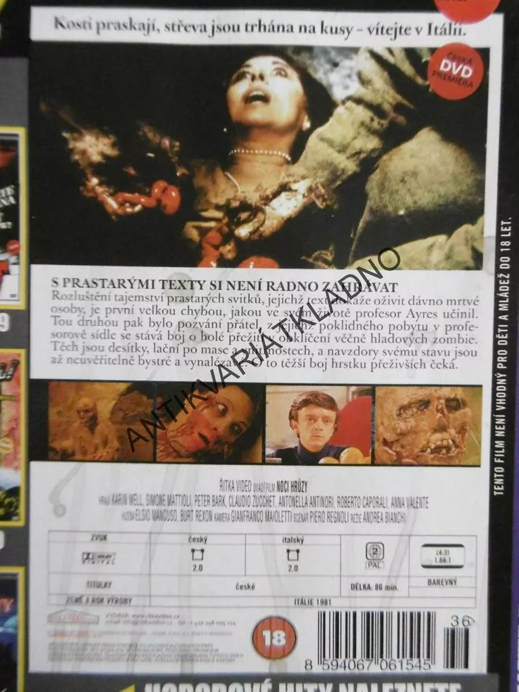 NOC HRŮZY, DVD FILM