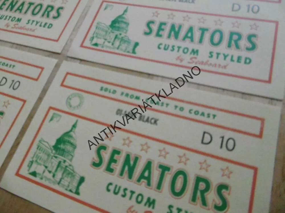ETIKETA NA LÁHEV PÁLENKY- LIKÉR- SENATORS  4 KS