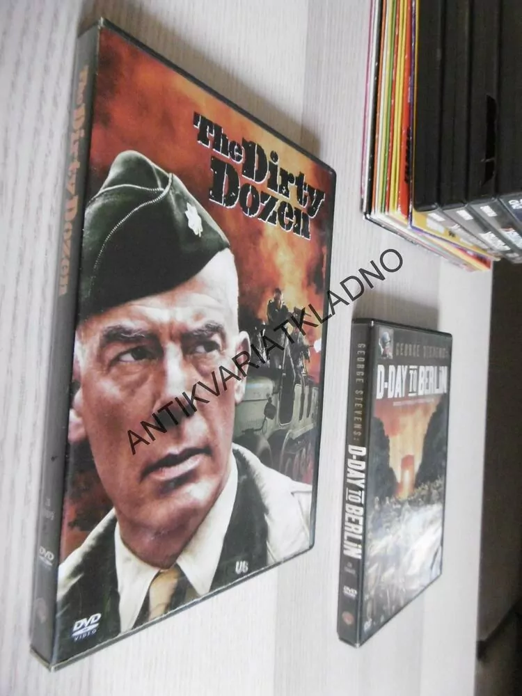 TUCET ŠPINAVCŮ, THE DIRTY DOZEN, DVD FILM, POUZE ČESKÉ TITULKY