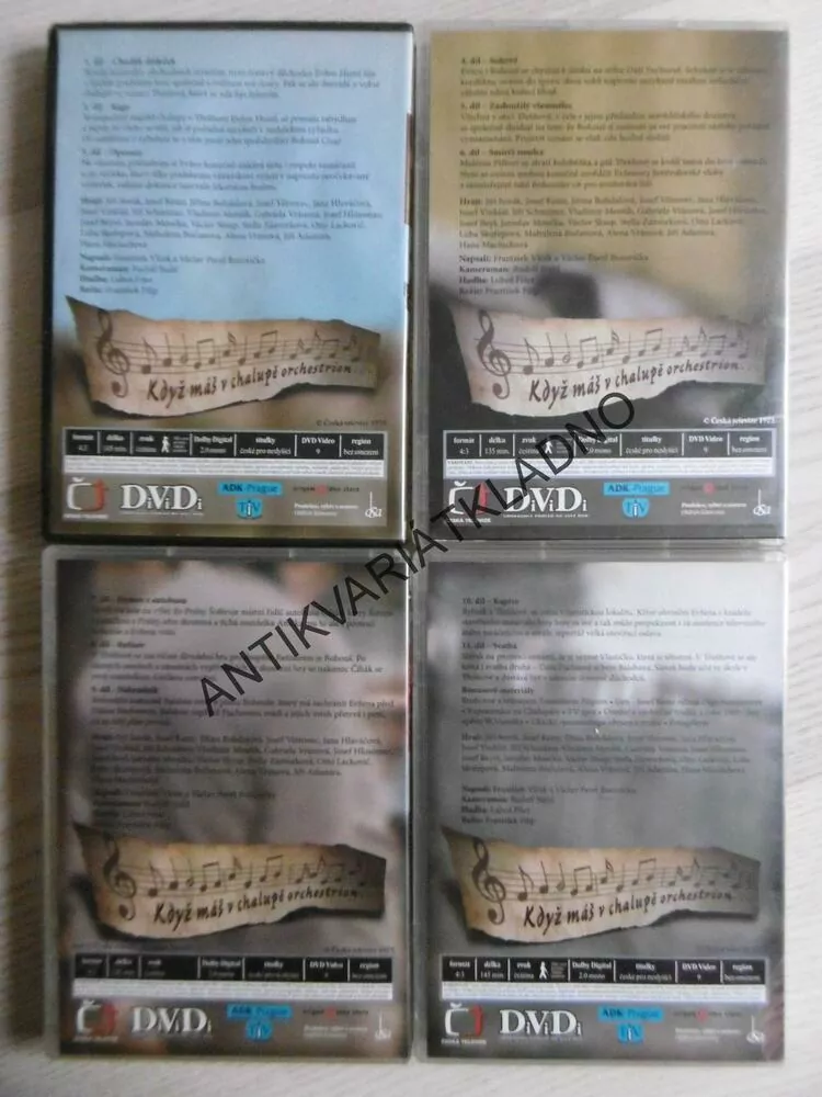 CHALUPÁŘI, 1-4., DVD FILM SERIÁL