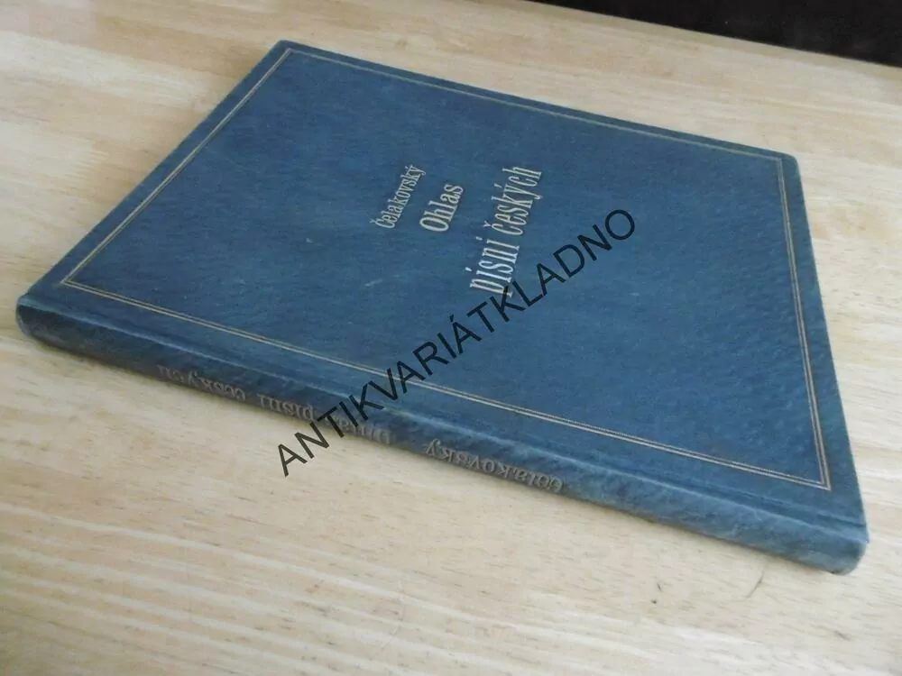 OHLAS PÍSNÍ ČESKÝCH, 1896, ČELAKOVSKÝ, **an