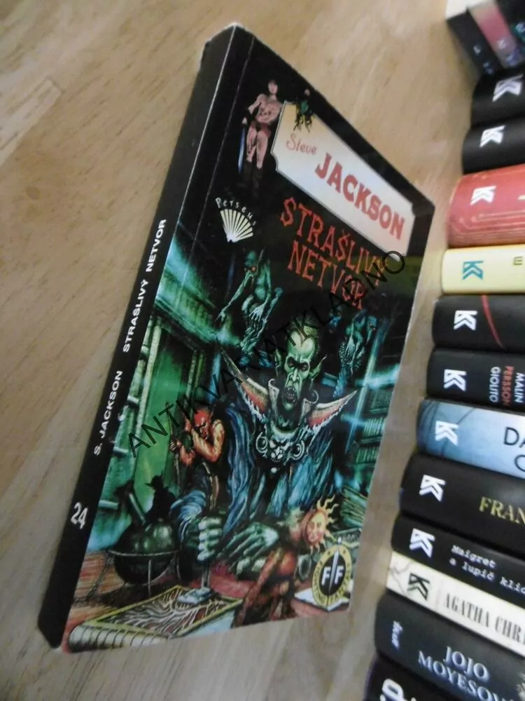 STRAŠLIVÝ NETVOR, JACKSON, LIVINGSTONE, FIGHTING FANTASY