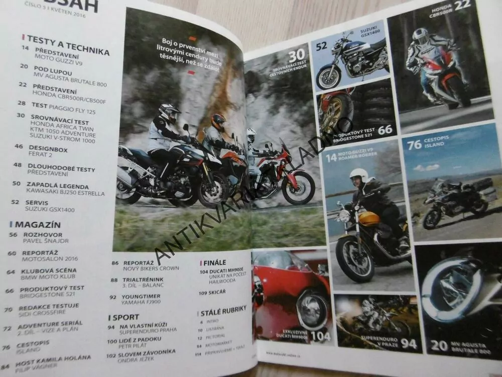 MOTOCYKL, 5/2016, ČASOPIS