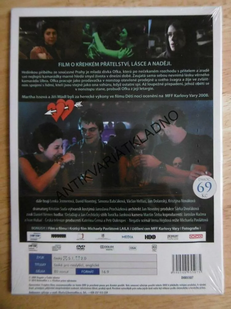 DĚTI NOCI, MÁDL, ISSOVÁ, DVD FILM ČR