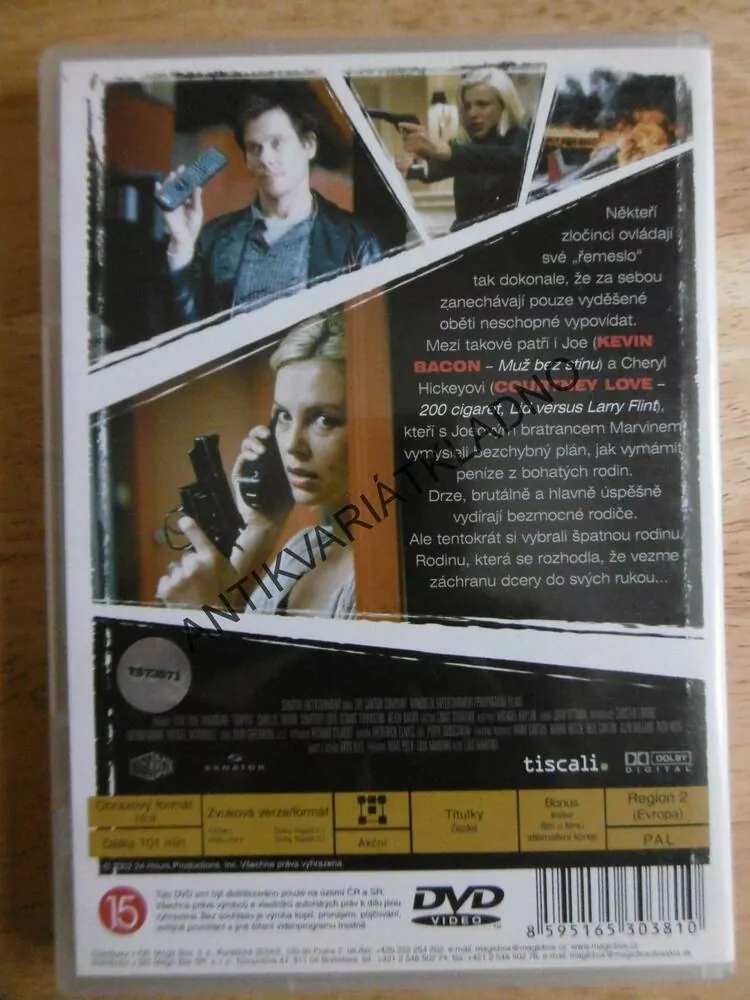 24 HODIN, THERON, LOVE, BACON, DVD FILM