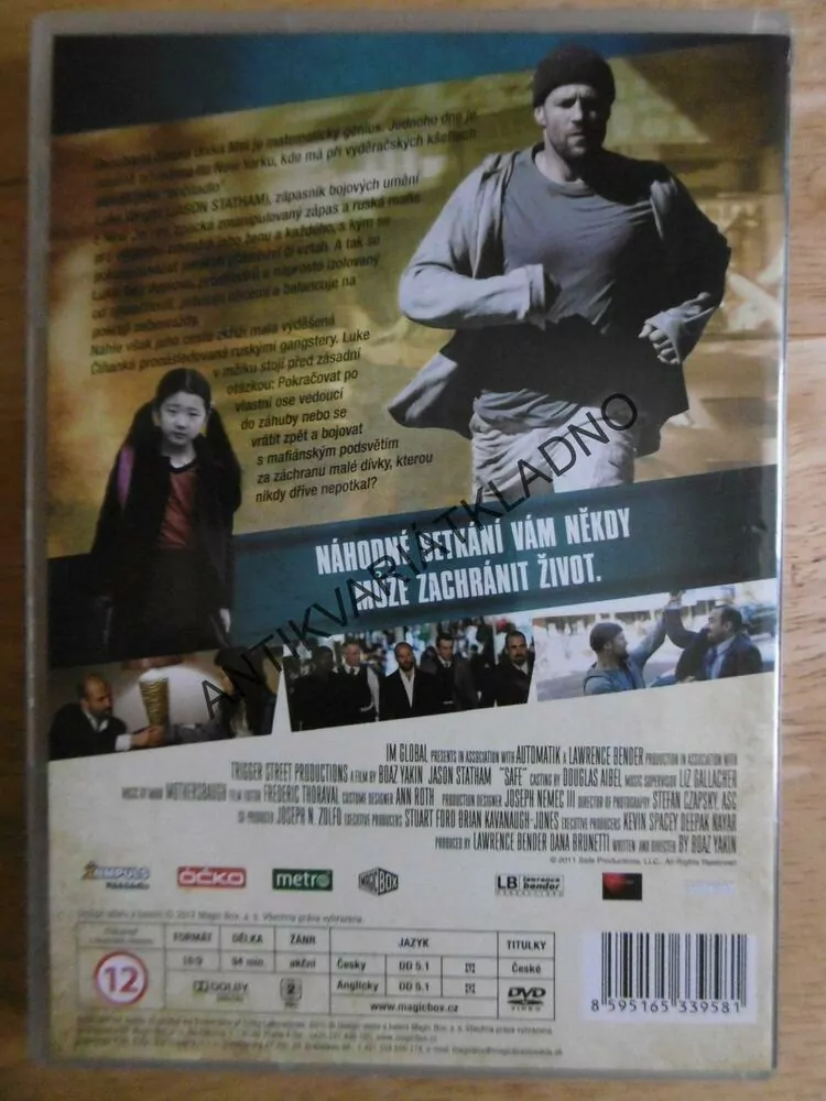 SAFE, JASON STATHAM, DVD FILM 