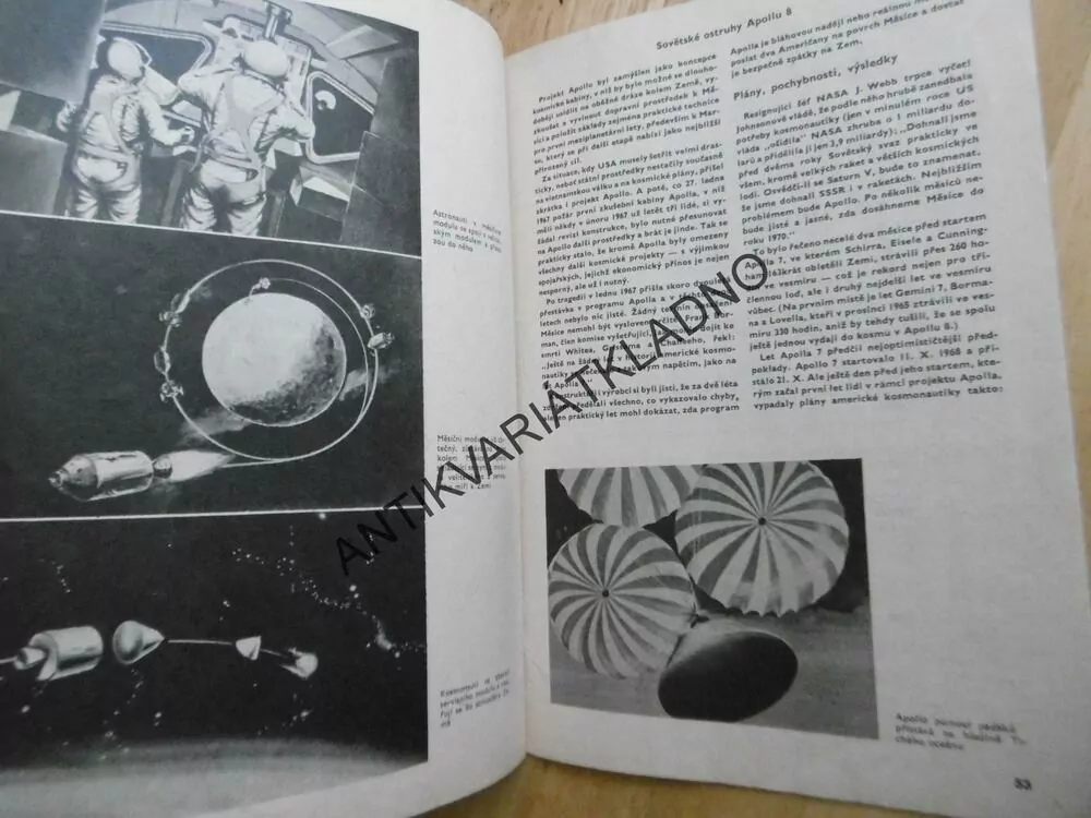 APOLLO KOLEM VESMÍRU VESMÍR, KOSMONAUTIKA,