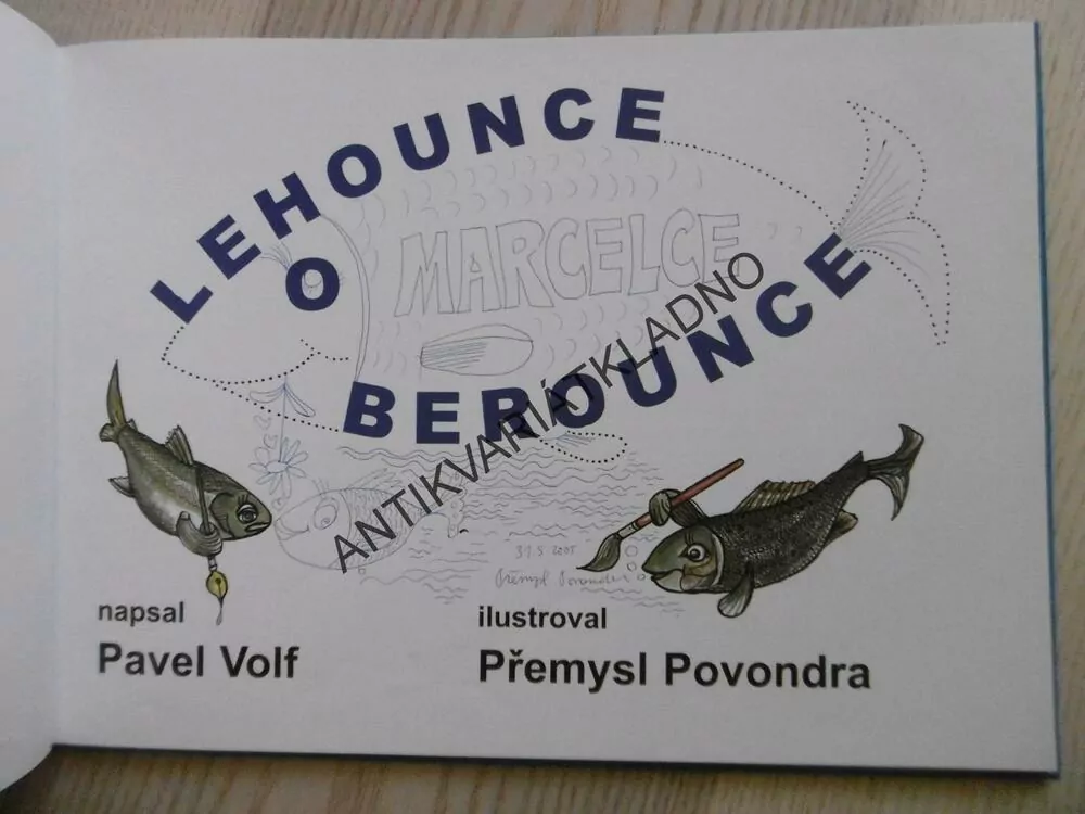LEHOUNCE O BEROUNCE, PAVEL VOLF, PŘEMYSL POVONDRA -AUTOGRAM, **an