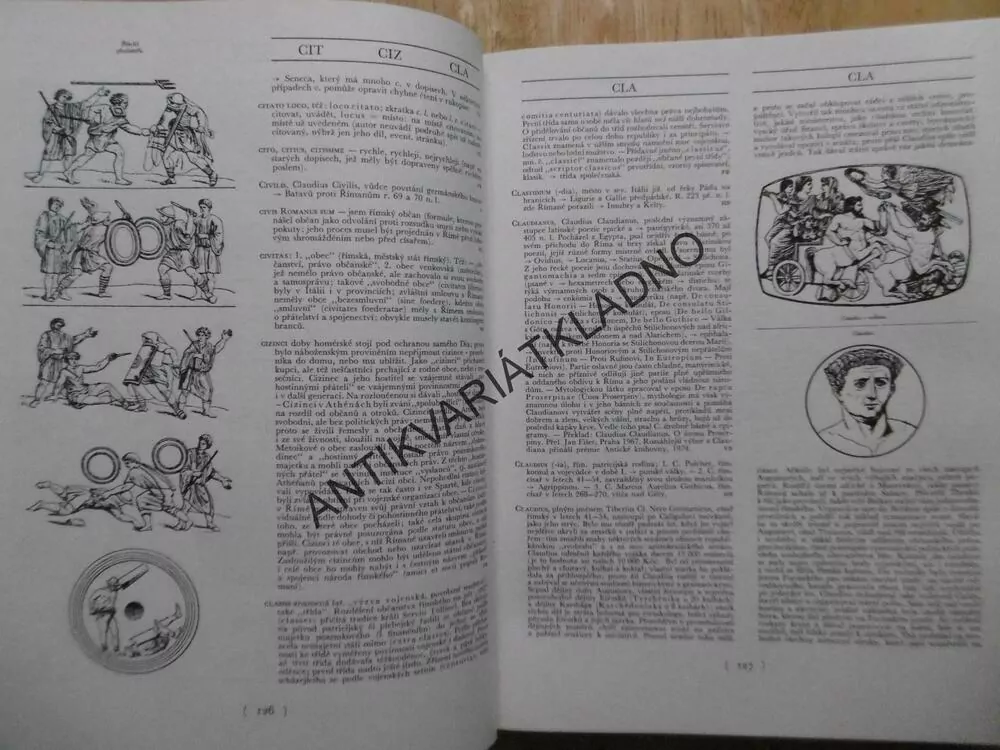 SLOVNÍK ANTICKÉ KULTURY, ANTIKA, ŘECKO, 1974, **an