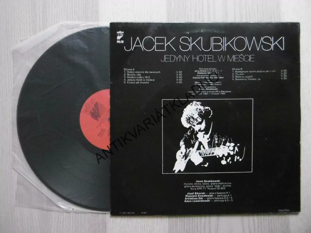 JACEK SKUBIKOWSKI, JEDYNY HOTEL W MIESCE, LP 