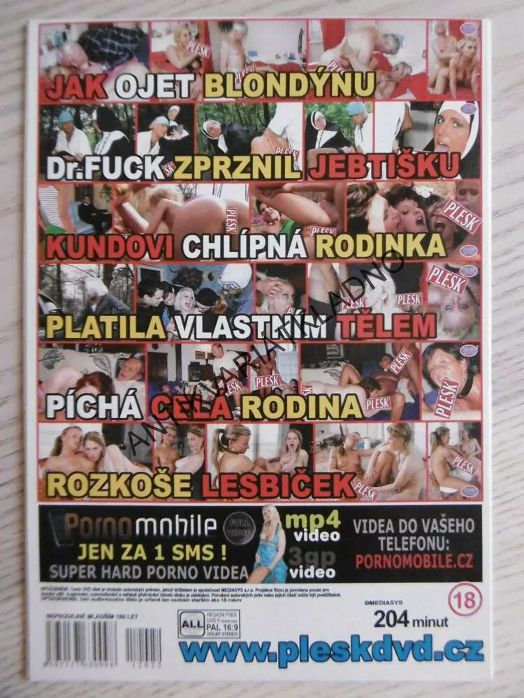 PLESK, PRVNÍ PORNO DVD BULVÁR, 11/2011, DVD FILM