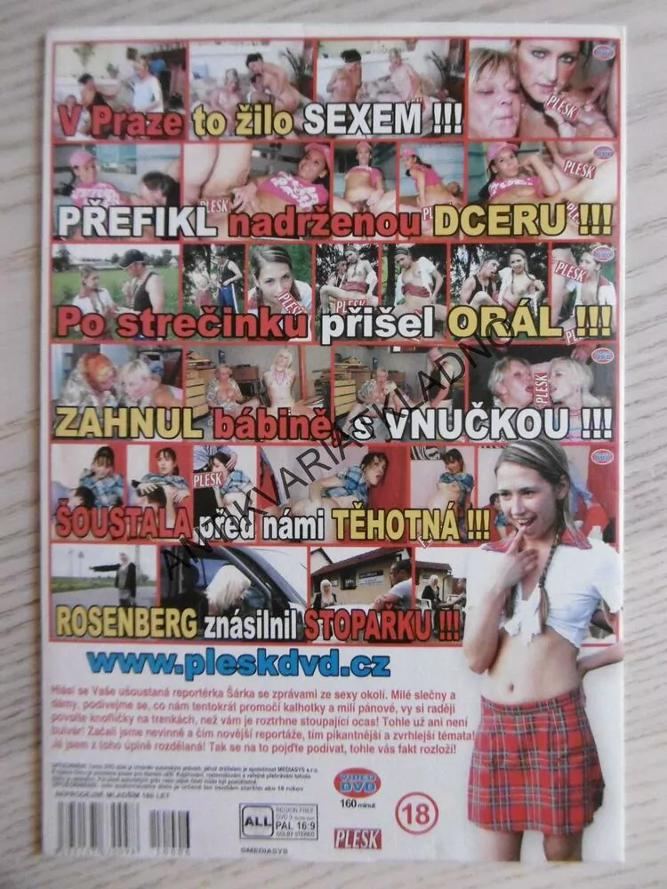 PLESK, PRVNÍ PORNO DVD BULVÁR, 11/2010, DVD FILM