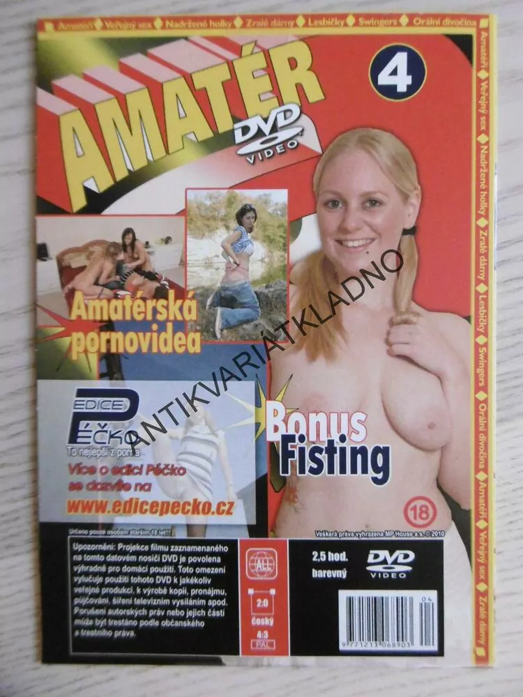 AMATÉR 4., EDICE PÉČKO, DVD FILM