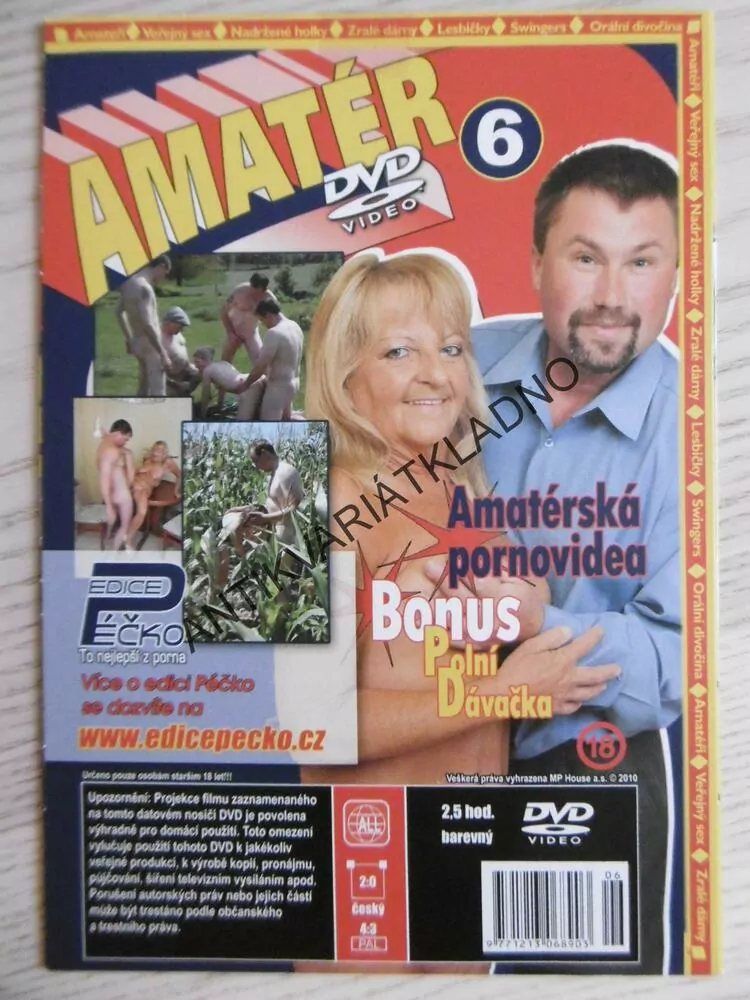 AMATÉR 6., EDICE PÉČKO, DVD FILM