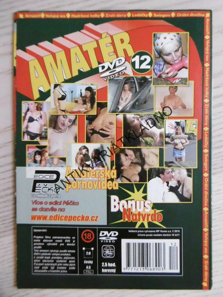 AMATÉR 12., EDICE PÉČKO, DVD FILM