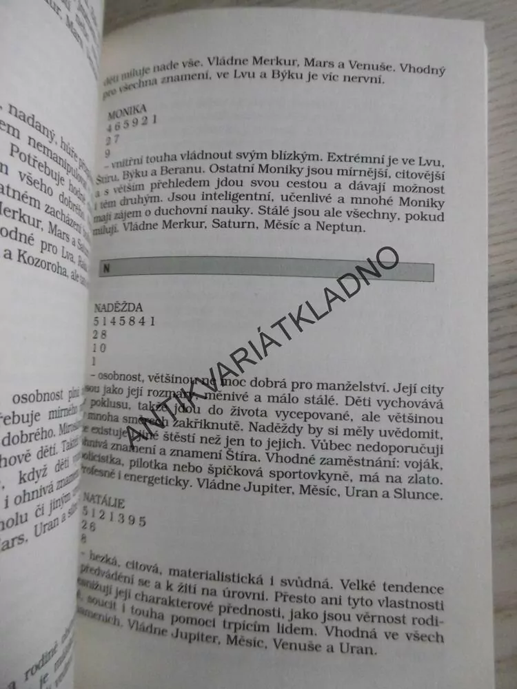 JMÉNO JE VÁŠ OSUD, CAMILA KAROLINSS, **an