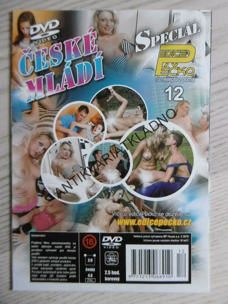 ČESKÉ MLÁDÍ, EDICE PÉČKO SPECIÁL 12., DVD FILM