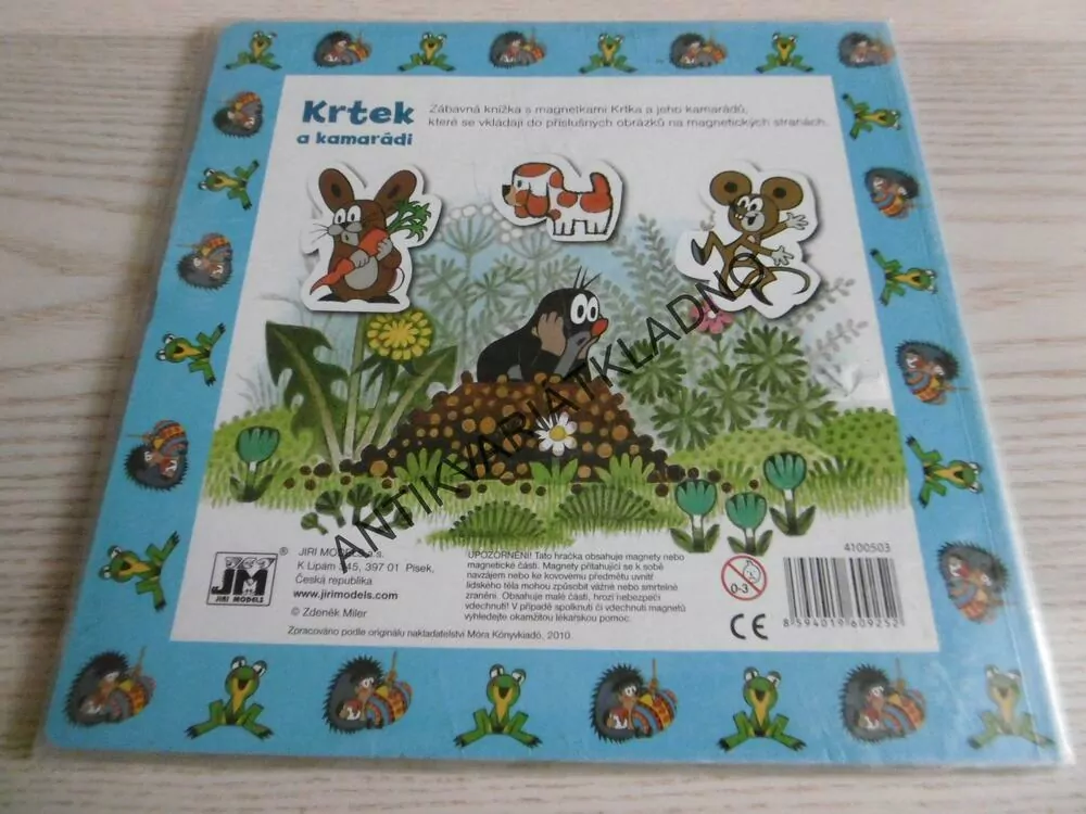 KRTEK A KAMARÁDI, MAGNETICKÁ KNÍŽKA, **an