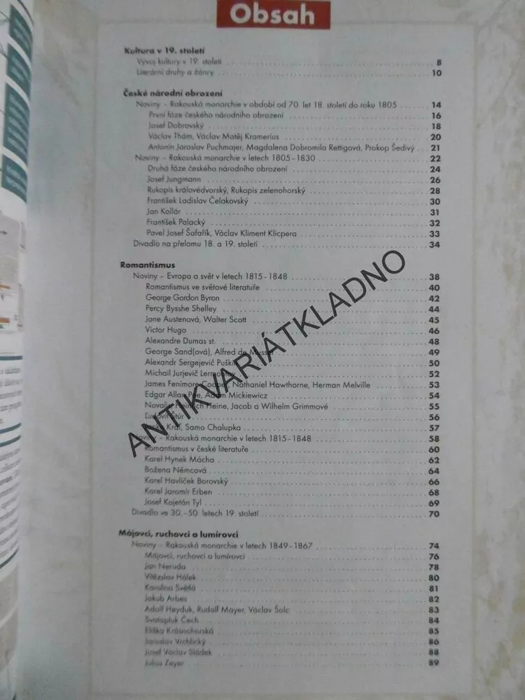 LITERATURA PRO 2. ROČNÍK STŘEDNÍCH ŠKOL, UČEBNICE, DIDAKTIS