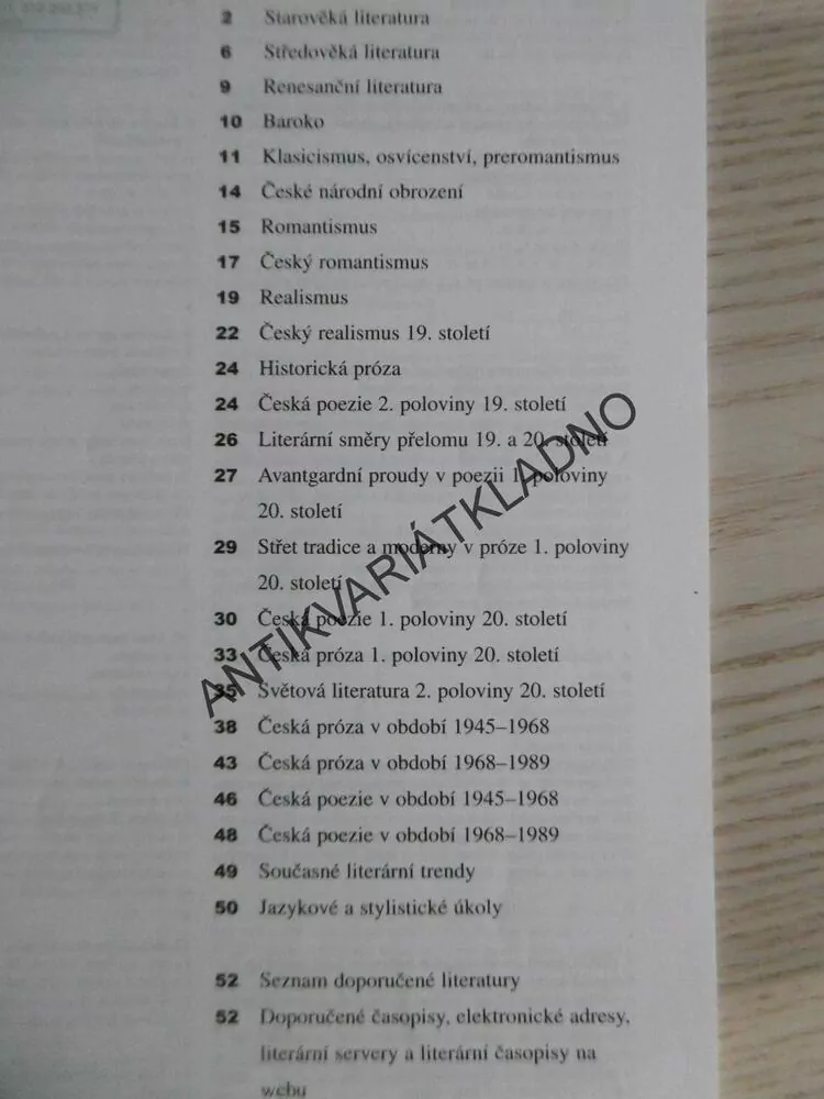 NOVÁ MATURITA, ČESKÝ JAZYK A LITERATURA, 