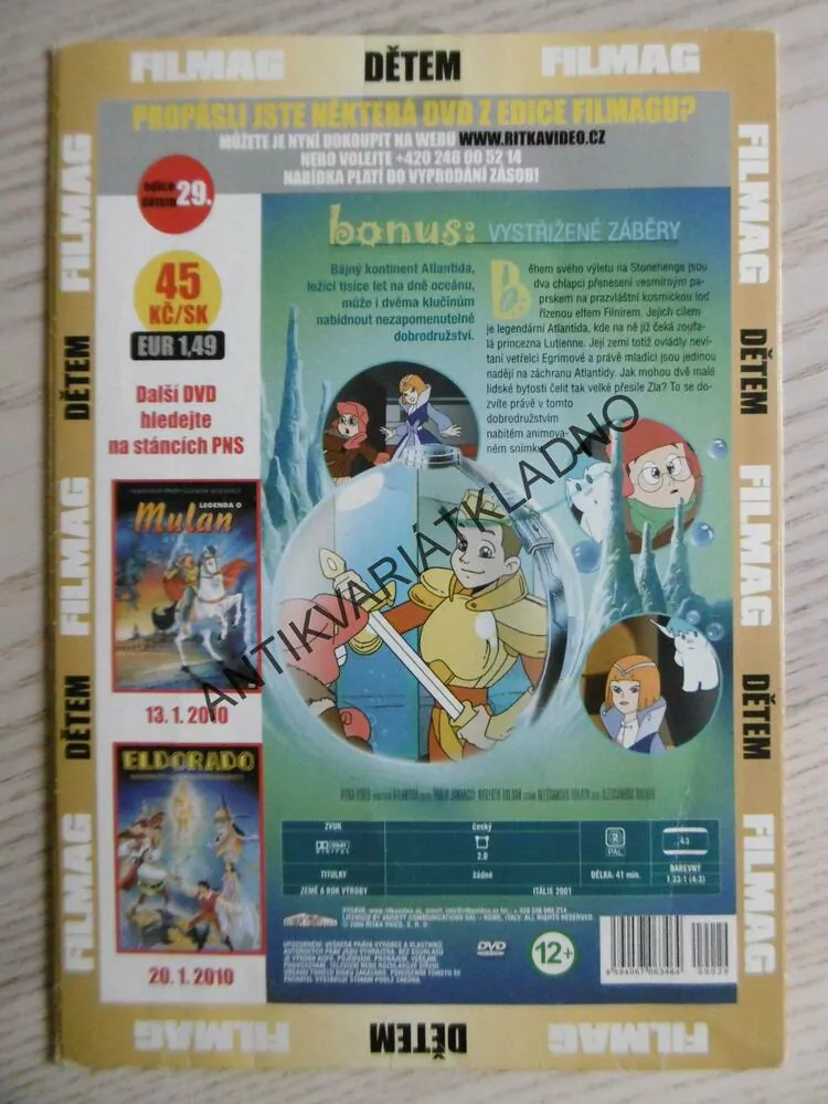 ATLANTIDA, DVD FILM