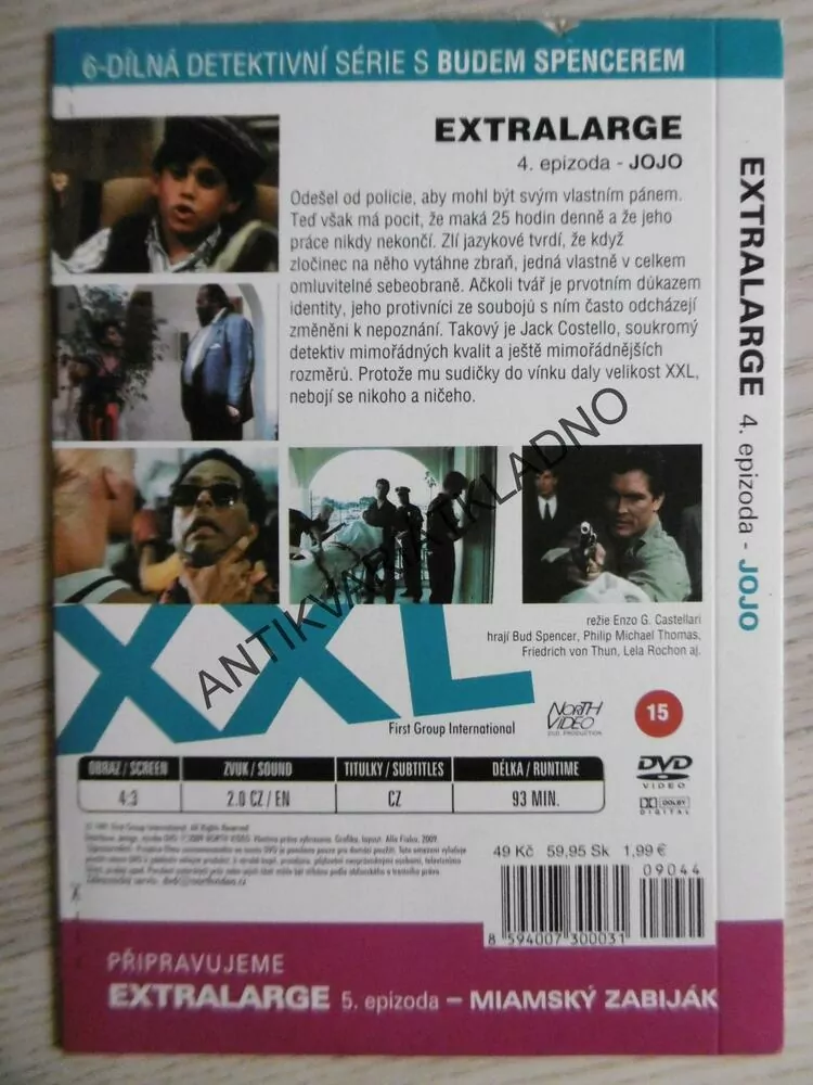 ZLOČINCI, MĚJTE SE NA POZORU!, 4. EPIZODA - JOJO, BUD SPENCER, DVD FILM