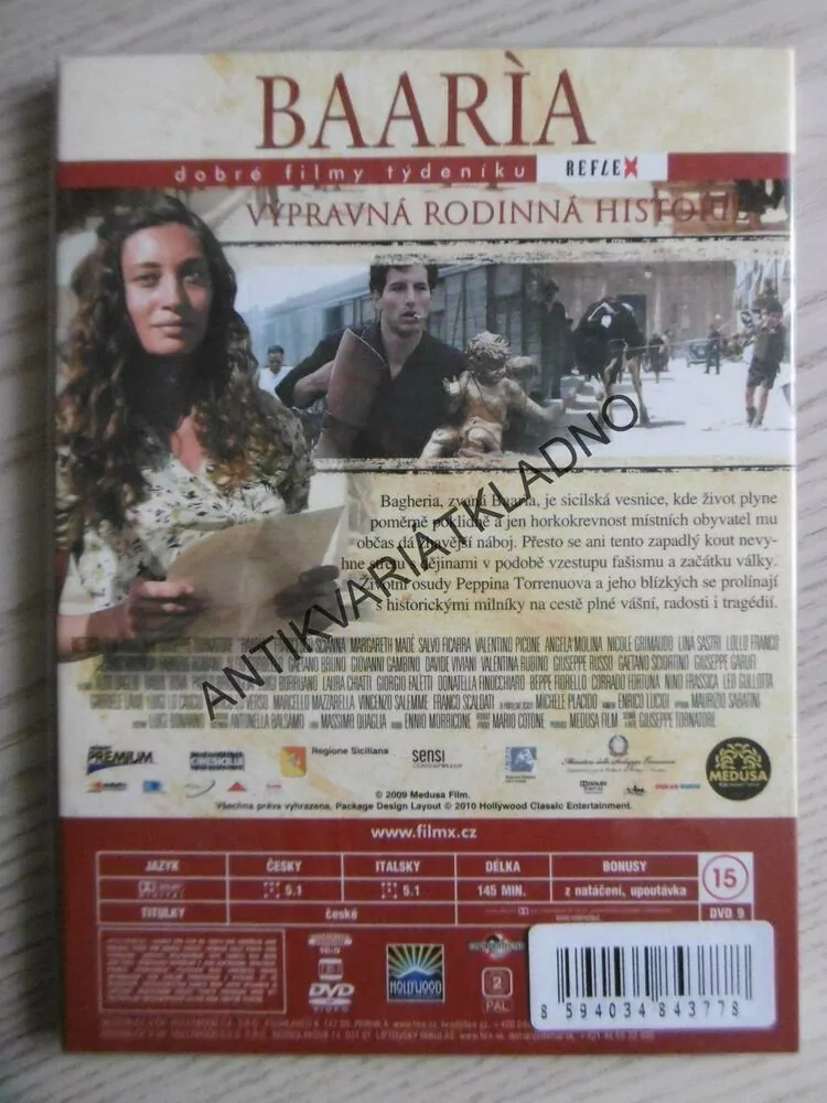 BAARIA, DVD FILM