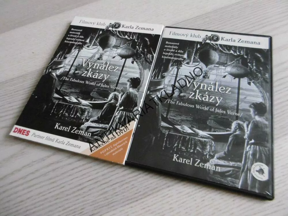 VYNÁLEZ ZKÁZY, KAEL ZEMAN, DVD FILM