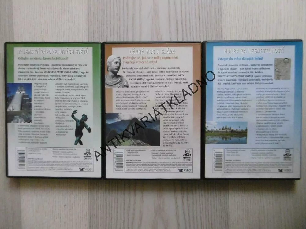 STAROVĚKÉ SVĚTY OŽÍVAJÍ - 3 X DVD, DVD FILM