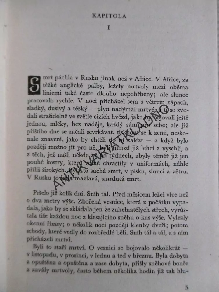 ČAS ŽÍT, ČAS UMÍRAT, ERICH MARIA REMARQUE, **an
