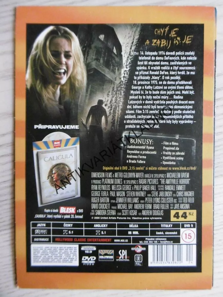 VE 3:15 ZEMŘEŠ, DVD FILM