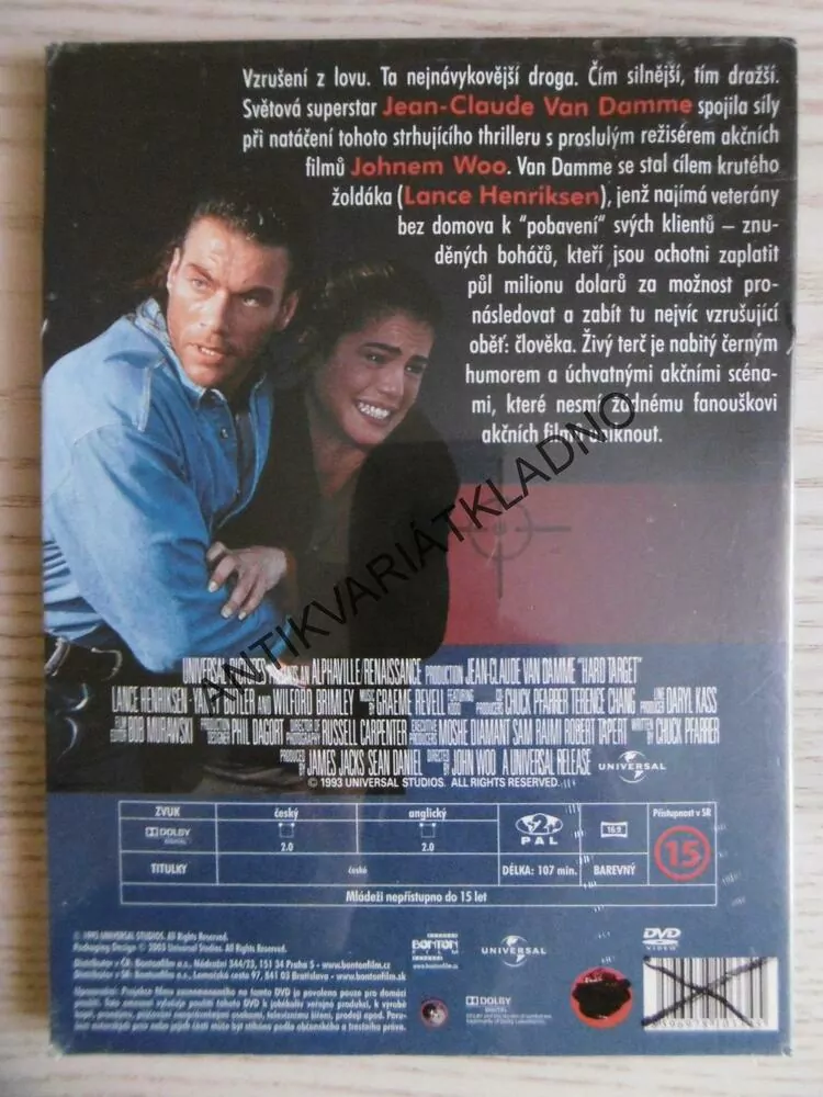 ŽIVÝ TERČ, DVD FILM