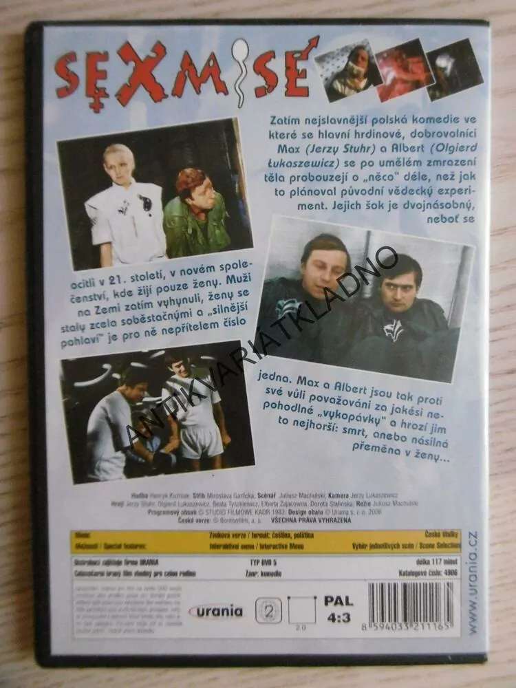 SEXMISE, DVD FILM