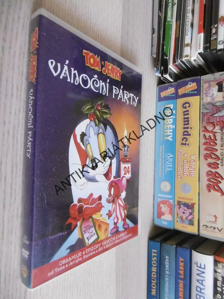 VÁNOČNÍ PÁRTY, TOM A JERRY, DVD FILM