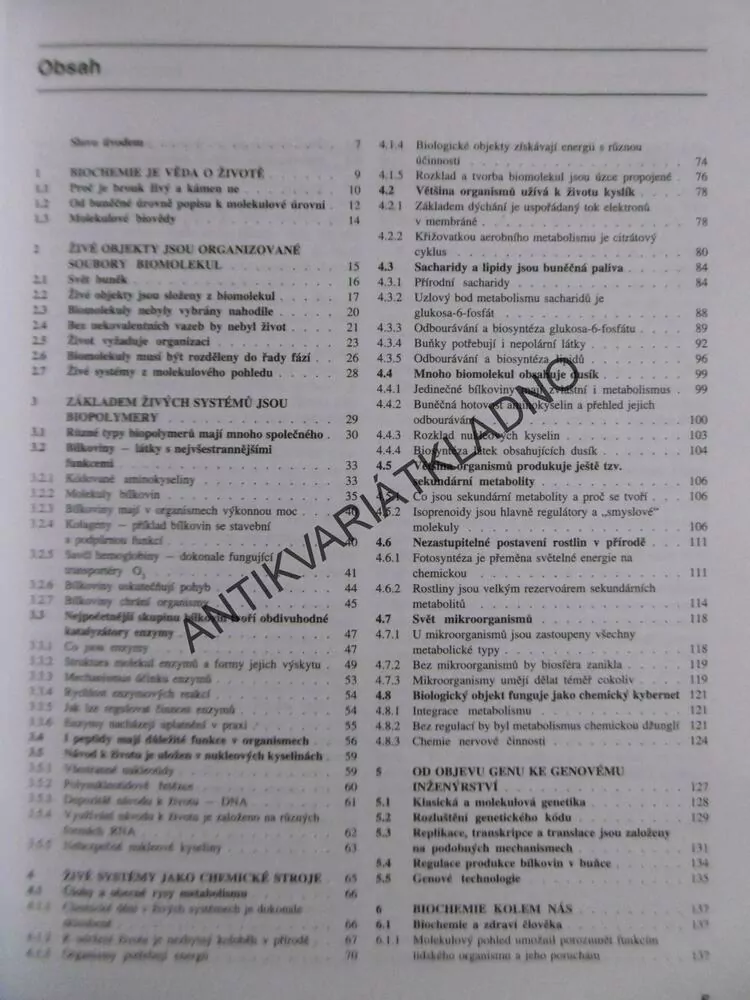 BIOCHEMIE PRO STUDENTY STŘEDNÍCH ŠKOL A VŠECHNY, KTERÉ LÁKÁ TAJEMSTVÍ ŽIVÉ PŘÍRODY