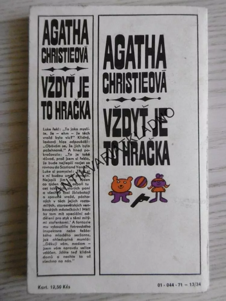 VŽDYŤ JE TO HRAČKA, AGATHA CHRISTIE, **an