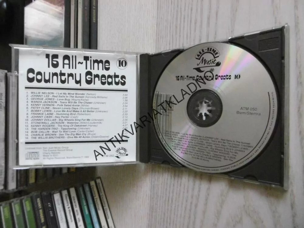 16 ALL-TIME COUNTRY GREATS, 10., CD HUDBA