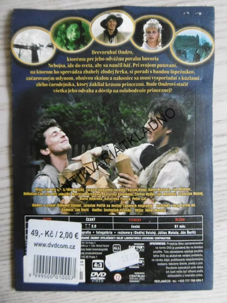 NEBOJSA, DVD FILM ČR